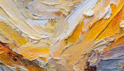 Abstract oil paint texture on canvas, background