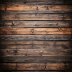 Fototapeta na wymiar Rustic wooden background. Top view. AI image.