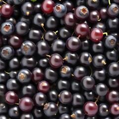 Fruit background. Jaboticaba texture. Fruits top view. Image AI.