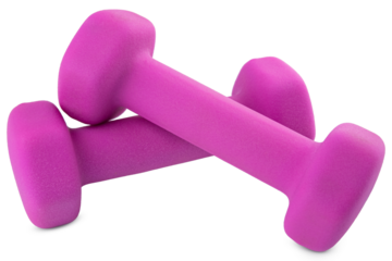 Dumbbell. Basics easy grip workout dumbbell. Neoprene coated dumbbell for workout man and woman. Heavy weight for gym, aerobics, gymnastics, fitness, sport club or store. Weight lifting. Kg or Lbs