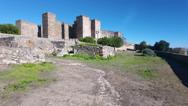 Medieval castle of the monumental city of Trujillo in the community of Extremadura.