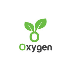 Oxygen Logo Design Simple Natural