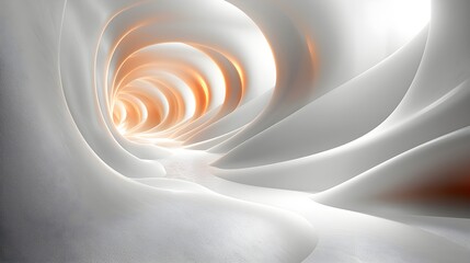 3d render of abstract futuristic architectural design.