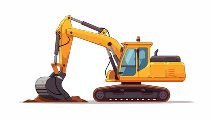 Excavator or backhoe construction heavy machinery ic