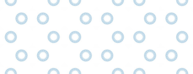 Vintage seamless pattern. Ornamental antique style floral background. Light blue and white ornament