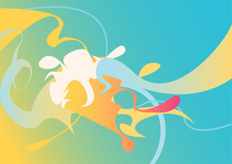 Abstract Colorful  Vector Background Design