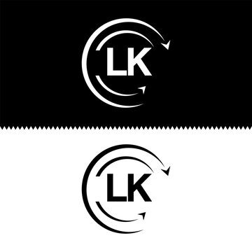 LK letter  logo minimal unique and simple logo design, LK creative modern monogram logo style