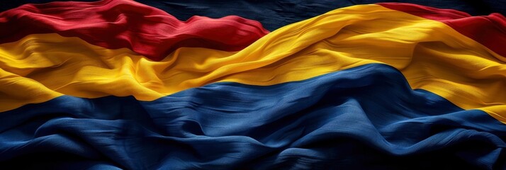 Colombia Flag Silkcartoon Illustration, Background Images , Hd Wallpapers
