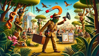 Talent Safari: The Recruiter's Quest for Workplace Wildlife