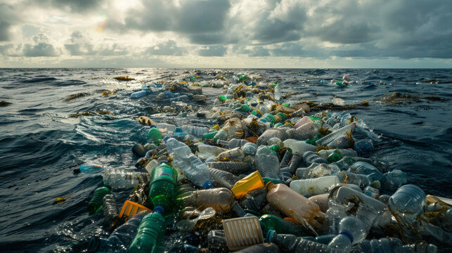 dispersione della plastica nell'oceano, rifiuti di plastica e impatto sugli ecosistemi marini