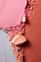 Closeup texture of beauty product crushed - 750210115