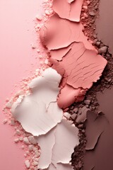 Closeup texture of beauty product crushed - 750210121