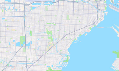 Coral Gables Florida Map, Detailed Map of Coral Gables Florida