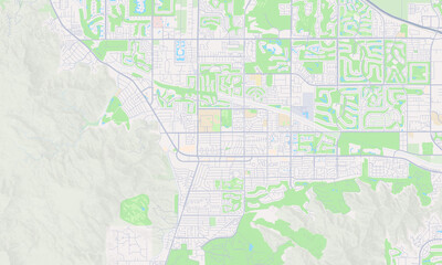 Palm Desert California Map, Detailed Map of Palm Desert California