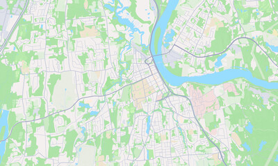 Middletown Connecticut Map, Detailed Map of Middletown Connecticut