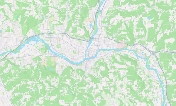 Binghamton New York Map, Detailed Map of Binghamton New York
