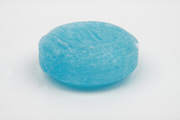 Medical lozenges for relief cough, sore throat and throat irritation concept background