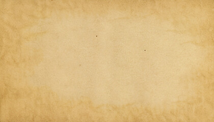 Obraz premium Yellow-brown stained tea paper background. painted with beige vintage filter; texture of brown color; close