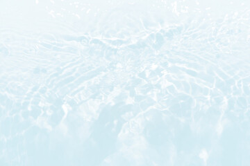 White water surface texture with ripples, splashes, and bubbles. Abstract summer banner background Water waves in sunlight with copy space cosmetic moisturizer micellar toner emulsion. White water.