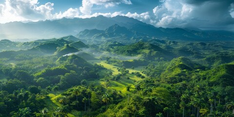 Landscape of Dominican Republic