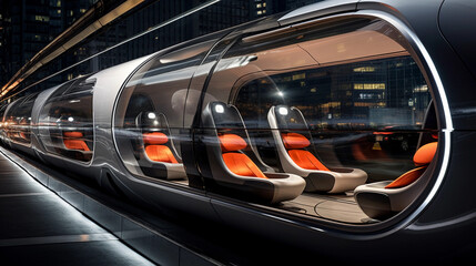 Fototapeta premium The Revolution of Urban Transport