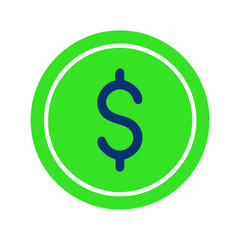 Obraz premium dollar sign icon 