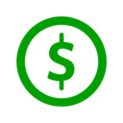 Obraz premium dollar sign icon 