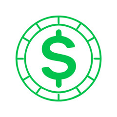 dollar sign icon	