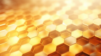 Close Up Shot of Honeycomb Pattern