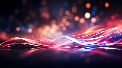 Obraz premium Neon speed abstract background, digital abstract background