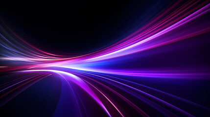 Looping 3D animation, abstract neon background
