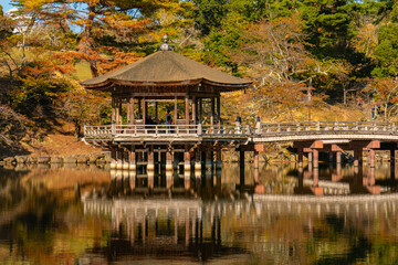 秋が近づく奈良の浮御堂