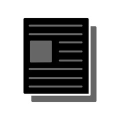 Newspaper icon PNG