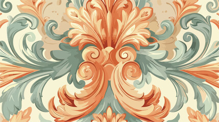 Fototapeta na wymiar Vintage and classic abstract background vector illus