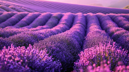 lavender field. Generative AI