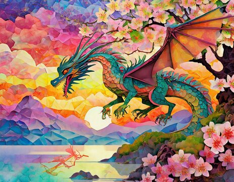 colorful dragon