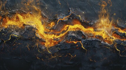 Bold and fiery product launches are set against a dramatic abstract volcanic landscape with flowing lava.