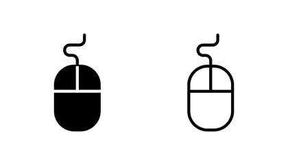 Mouse icon set. click icon vector. pointer icon vector.