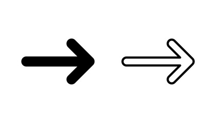 Obraz premium Arrow icon set. Arrow symbol. Arrow sign for your web design.