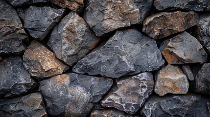 Granite stones rocks heap concept wallpaper background