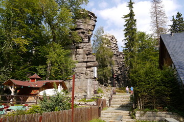 Felsengruppe Greifensteine im Erzgebirge