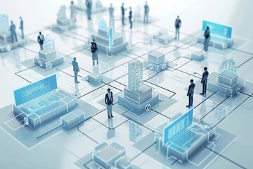 Clear visualization of corporate governance, featuring organization hierarchy and distinct roles.

