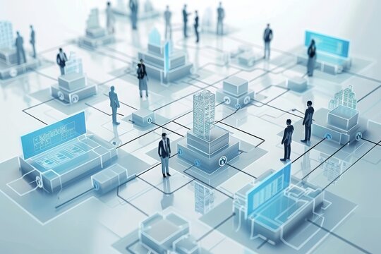 Clear visualization of corporate governance, featuring organization hierarchy and distinct roles.

