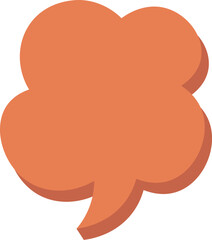 Speech Bubble Sky Shape