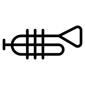Isolated trumpet icon vector design