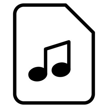 recommend clip art: Music notes icon. Musical key signs. Vector symbols on white background.