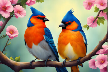 Beautiful art of the birds