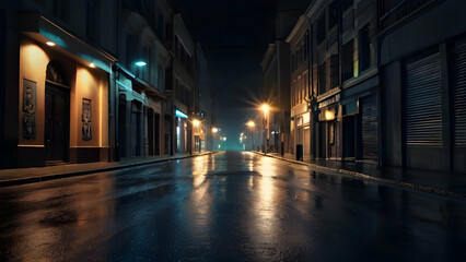 View of the mystical cinematic street