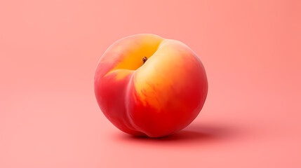 Detailed close-up of ripe peaches