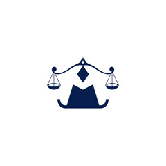 law and investigation logo design